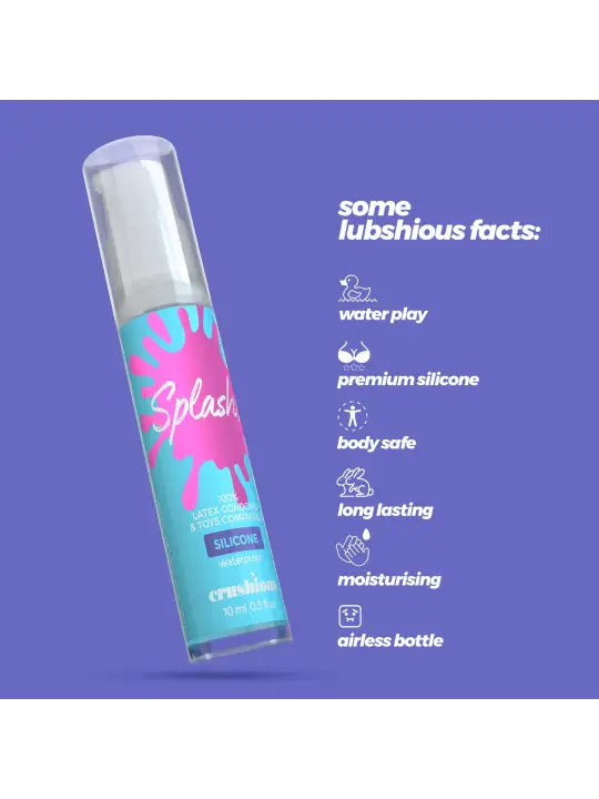 GEL LUBRIFICANTE SPLASH DE SILICONE CRUSHIOUS 10ML