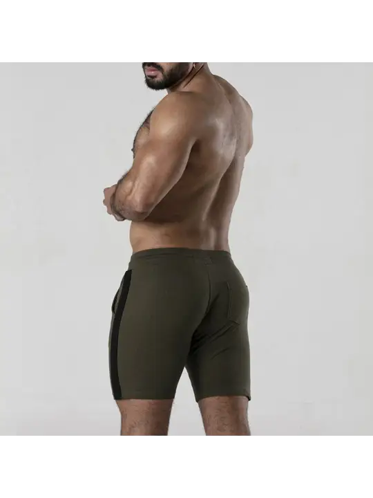 CALÇÃO SIDE STRIP SHORT CAQUI LOCKER GEAR