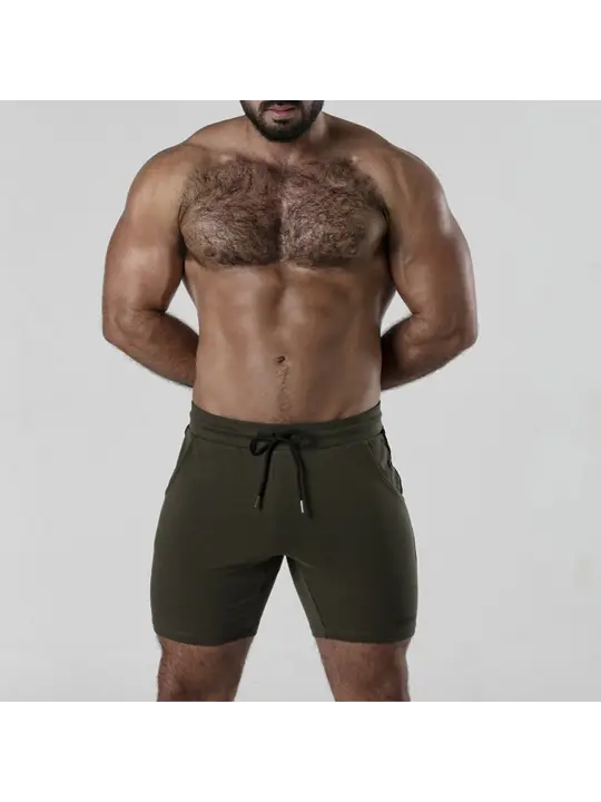 CALÇÃO SIDE STRIP SHORT CAQUI LOCKER GEAR
