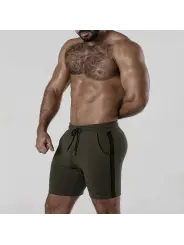 CALÇÃO SIDE STRIP SHORT CAQUI LOCKER GEAR