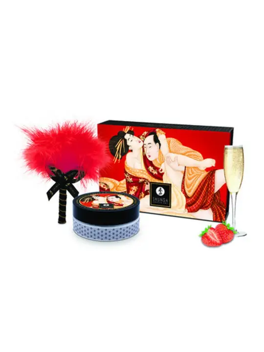 PÓ CORPORAL KISSABLE - MORANGO CHAMPANHE- 2.65 OZ / 75 GR - SHUNGA