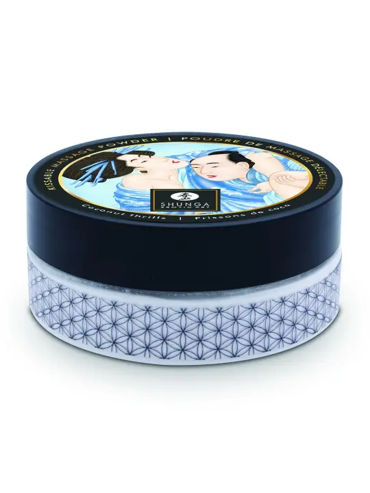 PÓ CORPORAL BEIJÁVEL - EMOÇÕES DE COCO - 2.65 OZ / 75 GR - SHUNGA