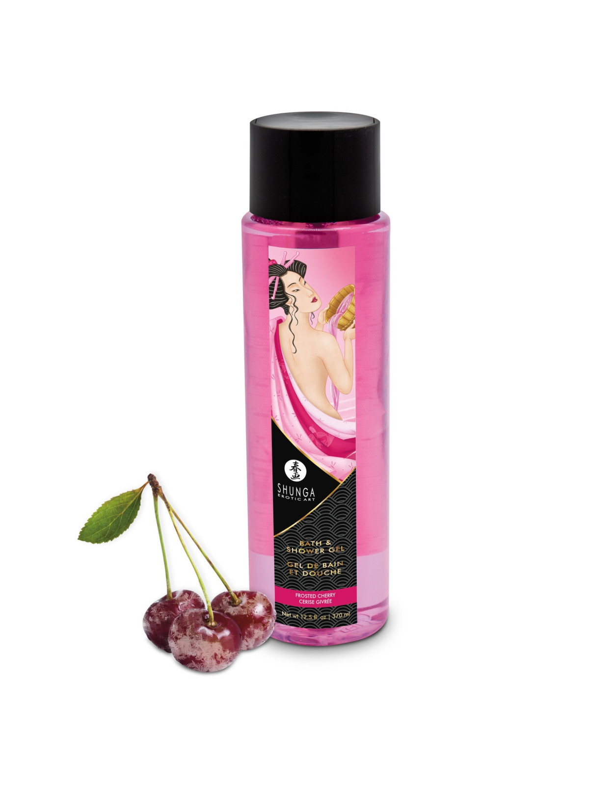 GEL DE BANHO E DUCHE BEIJÁVEL SHUNGA CEREJA GELADA 370ML