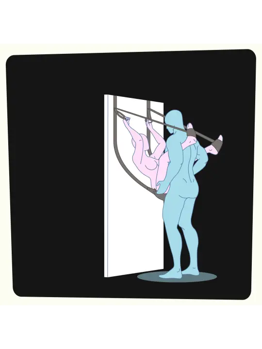 BALOIÇO DE PORTA DELUXE SEX DOOR SWING CRUSHIOUS