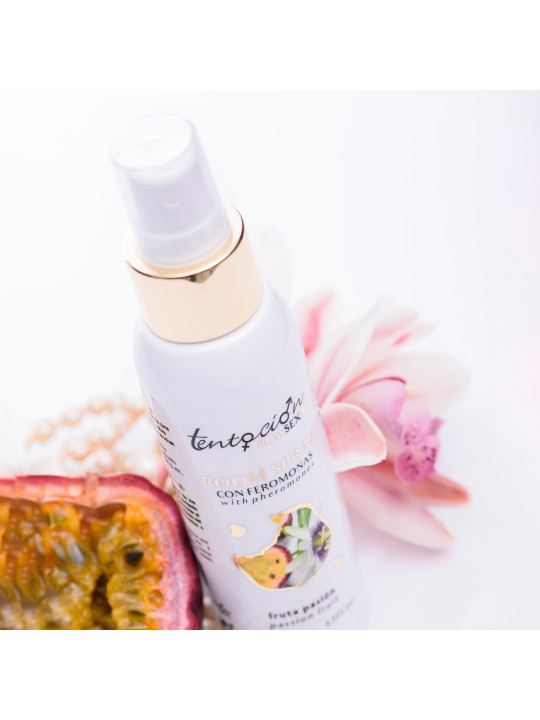 AMBIENTADOR COM FEROMONAS AROMA MARACUJÁ 100ML TENTACIÓN PLAY SEX