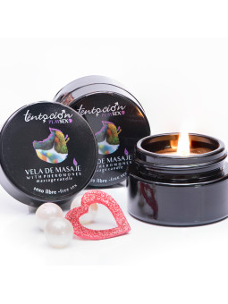 VELA COM FEROMONAS AROMA SEXO LIVRE 20ML TENTACIÓN PLAY SEX