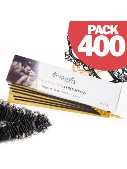 PACK DE 400 INCENSOS COM FEROMONAS AROMA JOGOS ÍNTIMOS TENTACIÓN PLAY SEX