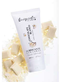 LUBRIFICANTE COM SABOR A CHOCOLATE BRANCO 80ML TENTACIÓN PLAY SEX