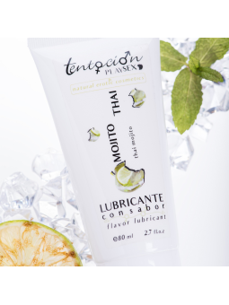 LUBRIFICANTE COM SABOR A MOJITO THAI 80ML TENTACIÓN PLAY SEX