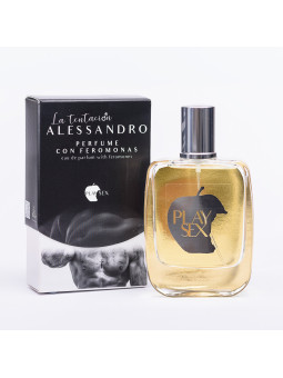 PERFUME COM FEROMONAS ALESSANDRO PARA ELE 50ML TENTACIÓN PLAY SEX