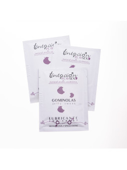 20 MONODOSES DE LUBRIFICANTE COM SABOR A GOMAS 5ML TENTACIÓN PLAY SEX