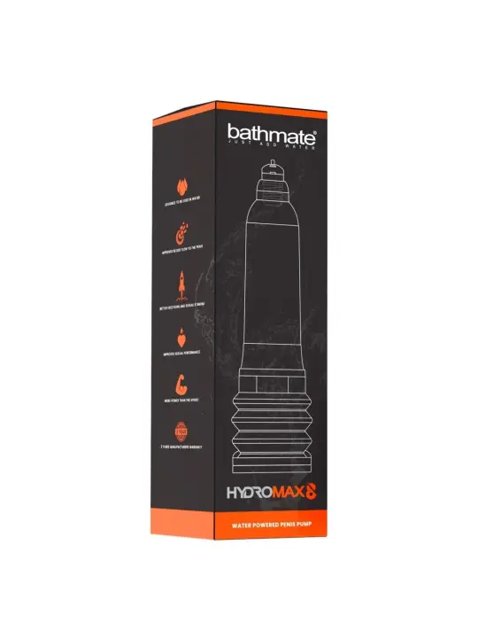 BOMBA PARA PÉNIS HYDROMAX 8 - BATHMATE TRANSPARENTE