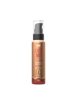 GEL BEIJÁVEL COM EFEITO CALOR E SABOR A PÊSSEGO LICK ME INTT 50ML