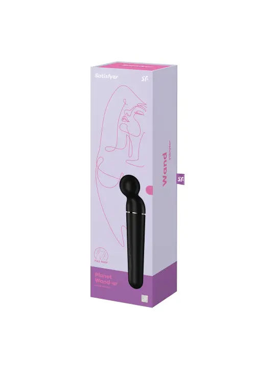 VARINHA PLANET WAND-ER PRETO/ROSE GOLD SATISFYER