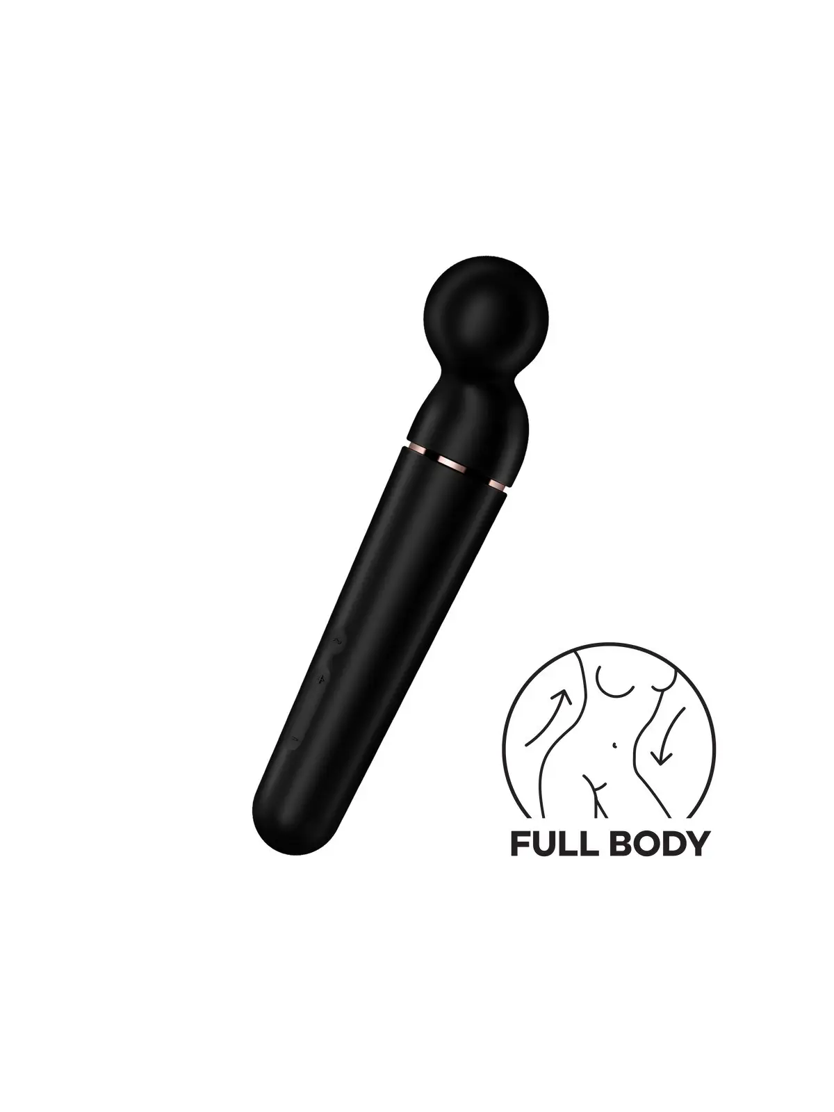 VARINHA PLANET WAND-ER PRETO/ROSE GOLD SATISFYER