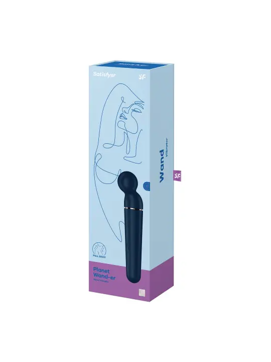 VARINHA PLANET WAND-ER AZUL/ROSE GOLD SATISFYER