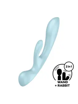 MULTI VIBRADOR TRIPLE OH AZUL SATISFYER