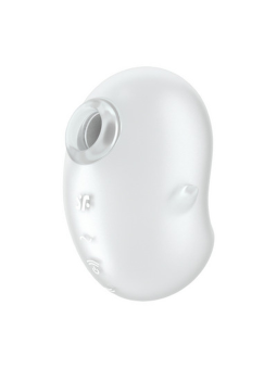 VIBRADOR CUTIE GHOST - AIR PULSE VIBRATOR - BRANCO SATISFYER