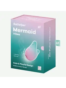 ESTIMULADOR MERMAID VIBES MENTA/ROSA SATISFYER
