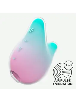 ESTIMULADOR MERMAID VIBES MENTA/ROSA SATISFYER