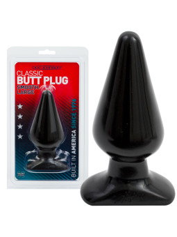 PLUG ANAL DOC JOHNSON CLASSIC BUTT PLUG PRETO LARGE