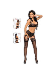 CONJUNTO DE 2 PEÇAS RAVENNA PRETO BEAUTY NIGHT FASHION