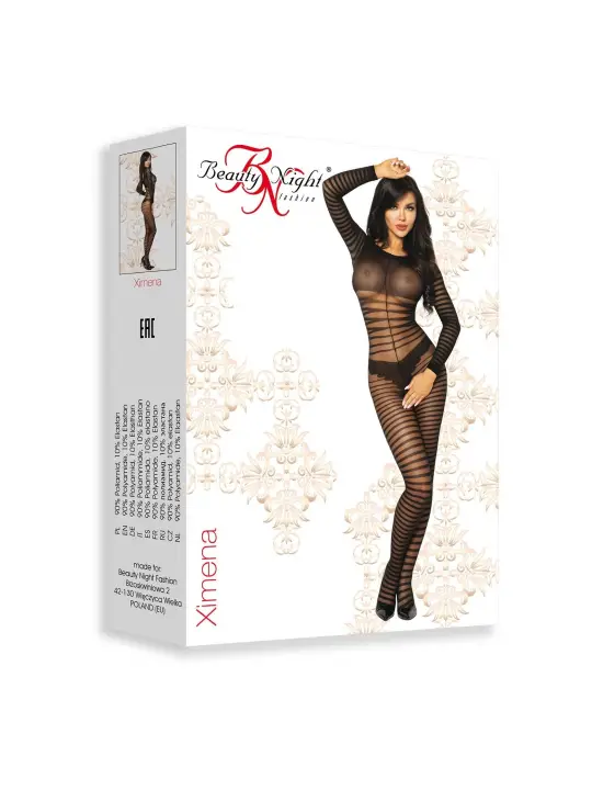 CATSUIT XIMENA PRETO BEAUTY NIGHT FASHION