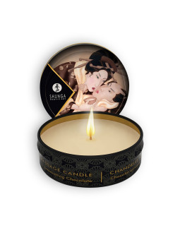 VELA DE MASSAGEM AFRODISÍACA SHUNGA CHOCOLATE 30ML