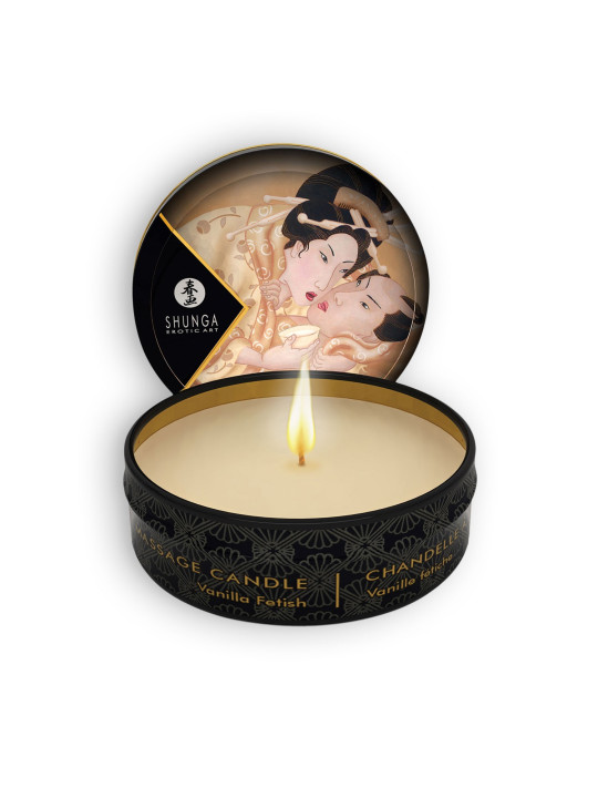 VELA DE MASSAGEM AFRODISÍACA SHUNGA BAUNILHA 30ML