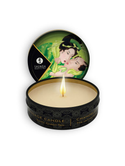 VELA DE MASSAGEM AFRODISÍACA SHUNGA CHÁ VERDE 30ML