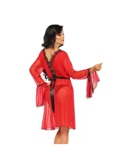 CAMISA DE NOITE E TANGA VALENTINA VERMELHO BEAUTY NIGHT FASHION