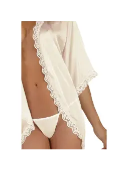 ROBE E TANGA SHANNON ÉCRU BEAUTY NIGHT FASHION