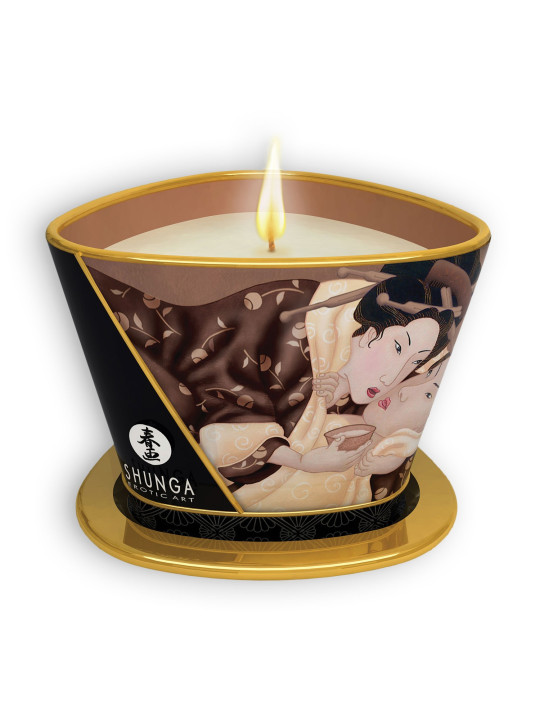 VELA DE MASSAGEM SHUNGA EXCITATION CHOCOLATE 170ML