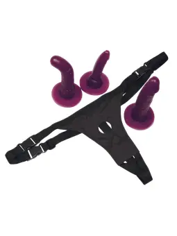 STRAP-ON COM 3 DILDOS BAD KITTY