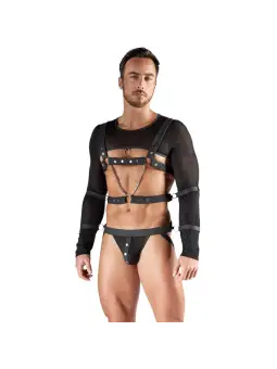 CONJUNTO DE 4 PEÇAS SVENJOYMENT BONDAGE PRETO