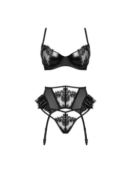 CONJUNTO DE 3 PEÇAS RAFAELLA PRETO BEAUTY NIGHT FASHION