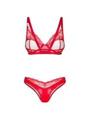 CONJUNTO DE 2 PEÇAS ALIOSA VERMELHO OBSESSIVE