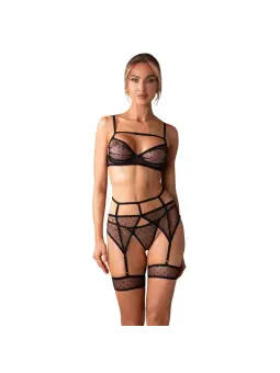 CONJUNTO DE 3 PEÇAS NUITES PRETO OBSESSIVE