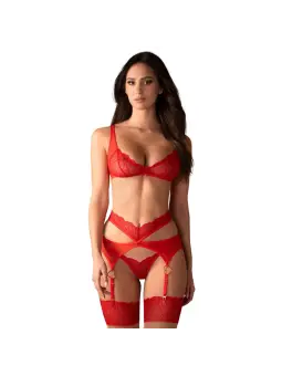 CONJUNTO DE 3 PEÇAS CUPIDE DESIR VERMELHO OBSESSIVE