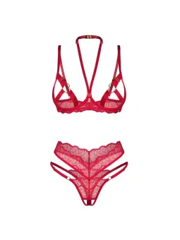 CONJUNTO DE 2 PEÇAS CUPIDE DESIR VERMELHO OBSESSIVE