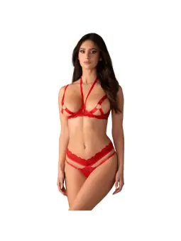 CONJUNTO DE 2 PEÇAS CUPIDE DESIR VERMELHO OBSESSIVE
