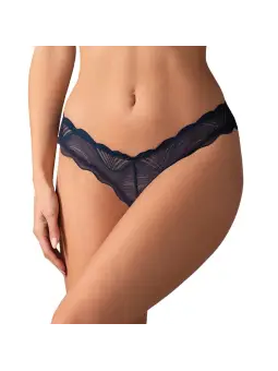 TANGA COM ABERTURA NIGHTLY AZUL OBSESSIVE