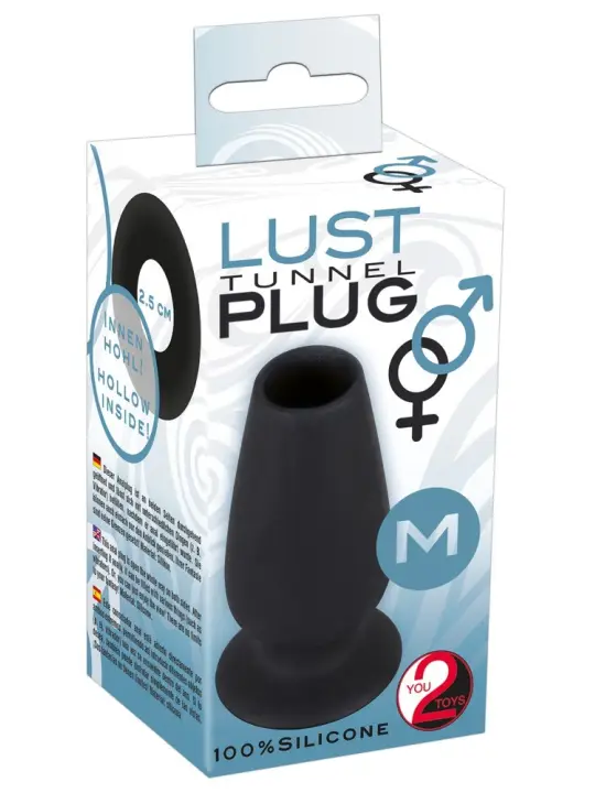 PLUG ANAL EM SILICONE LUST TUNNEL PLUG ANAL EM SILICONE LUST TUNNEL