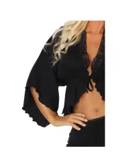 CONJUNTO DE 2 PEÇAS MARGOT PRETO BEAUTY NIGHT FASHION