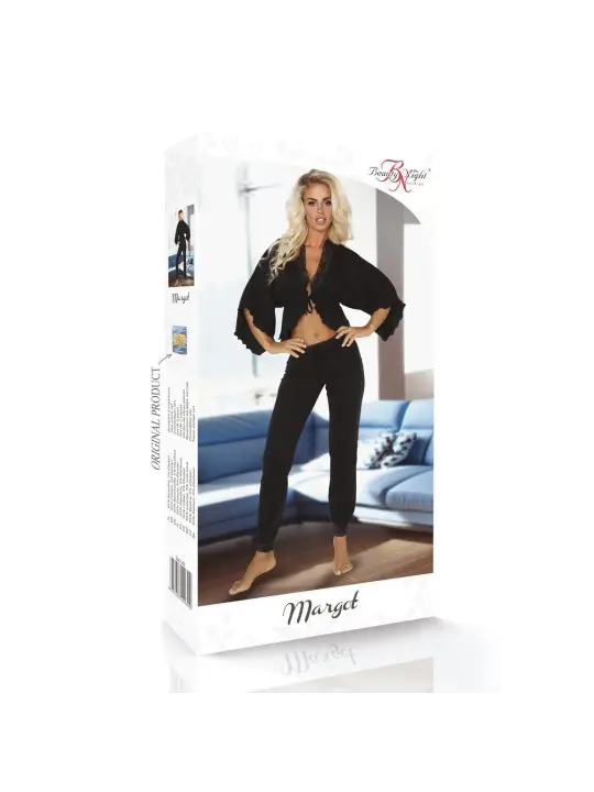 CONJUNTO DE 2 PEÇAS MARGOT PRETO BEAUTY NIGHT FASHION CONJUNTO DE 2 PEÇAS MARGOT PRETO BEAUTY NIGHT FASHION