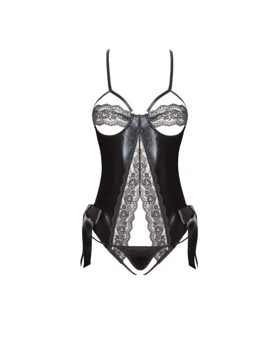 CORPETE E TANGA SHAQUILA PRETO BEAUTY NIGHT FASHION CORPETE E TANGA SHAQUILA PRETO BEAUTY NIGHT FASHION