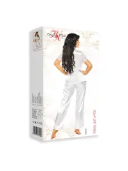 CONJUNTO DE 2 PEÇAS MISSY BRANCO BEAUTY NIGHT FASHION