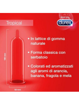 PRESERVATIVOS DUREX TROPICAL 6 UNIDADES