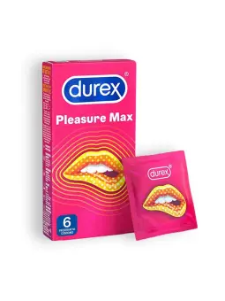PRESERVATIVOS DUREX PLEASUREMAX 6 UNIDADES