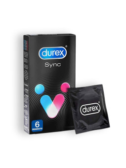 PRESERVATIVOS DUREX SYNC 6 UNIDADES